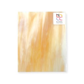 Wissmach Stained Glass Sheet : Light Amber, Wisspy Opal by BiNARi Glass Studio
