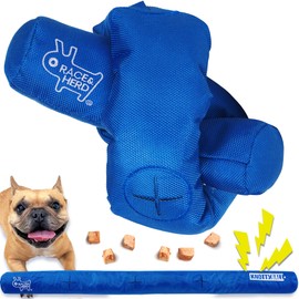 Race&Herd Snuffle Ball for Dogs with Rope, Dog Sniffle Interactive Treat Toy, Braided Knotted Rope Ball Dog Toy, Enrichment Puzzle Toy for Training and Foraging