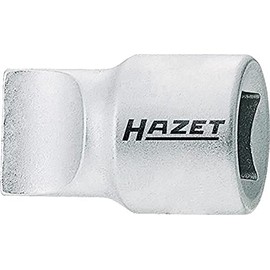 HAZET 980-3X19 Slot Profile Screwdriver Socket - Chrome-Plated