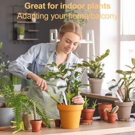 mizikuu 6 x Watering Globes for Plants, 26 x 8 cm, Plant Watering Balls, Dosed Watering, Automatic, Suitable for Planting Indoors and Outdoors, Lazy People, Holiday, Business Trip