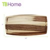 TB Home 14" Acacia Wood Serving & Cutting Board with
