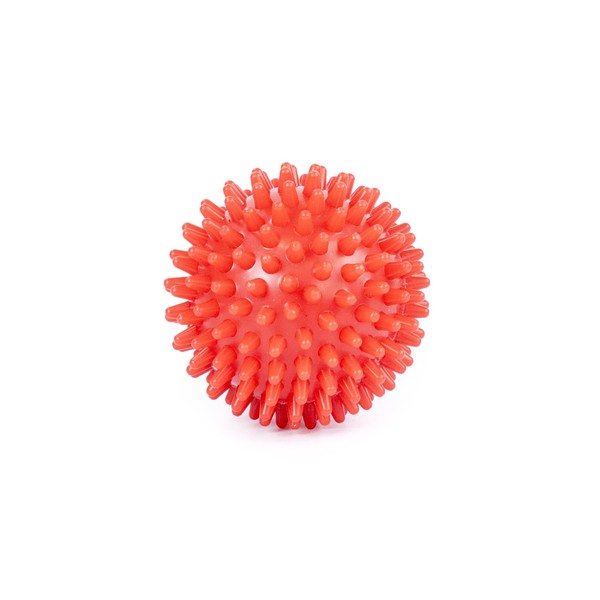 Fitness Mad Spikey 7cm Red Massage Ball Set - Ideal for Trigger Point Therapy, Deep Tissue and Myofascial Relaxation, Tense Muscle Relaxation and Stress Relief