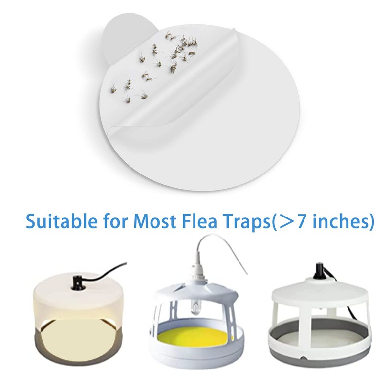 Flea Trap Refill Discs Replacement Glue Boards 12 Pack, 7.1