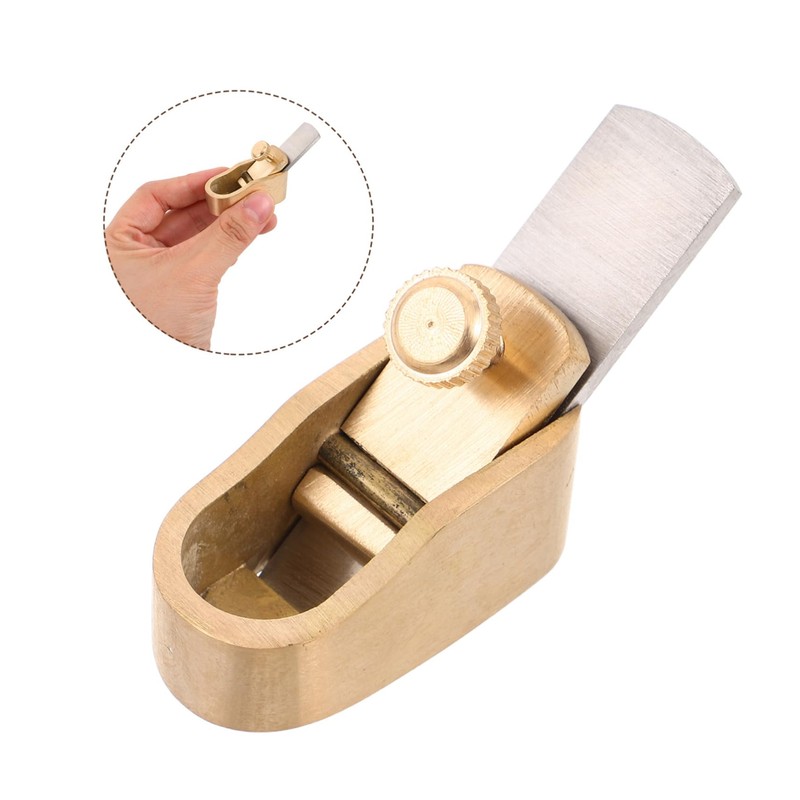 Abaodam Mini Brass Thumb Planer Tool for Violin Making Precision