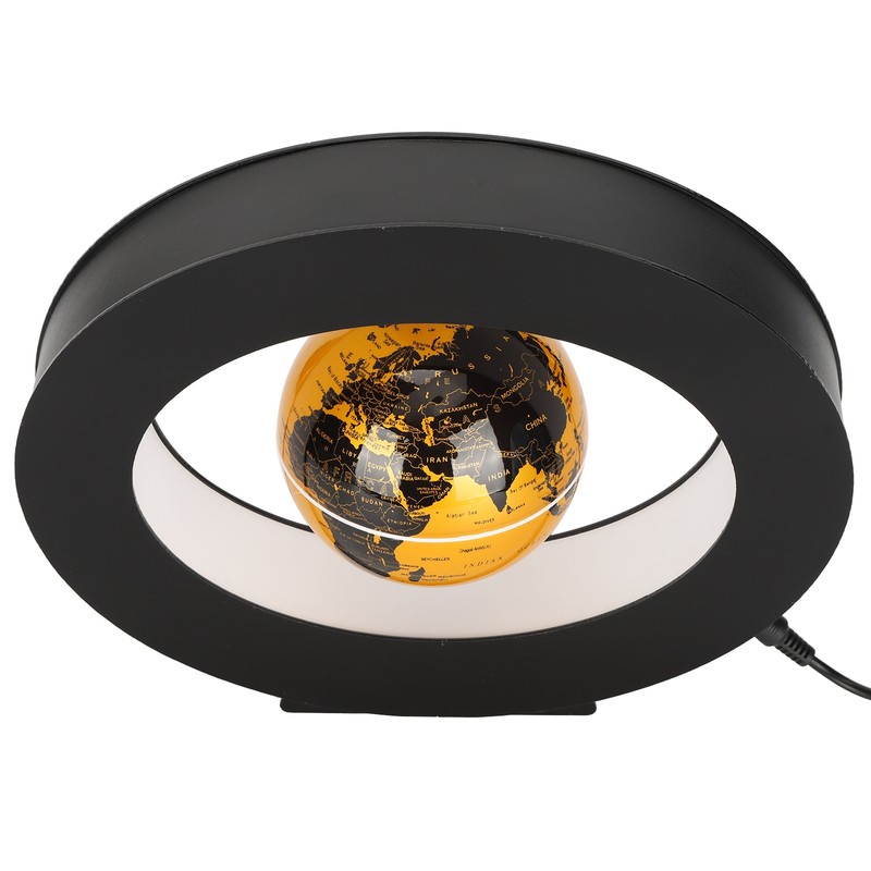 Floating Globe Magnetic Levitation World Map Ball Desktop Decoration with