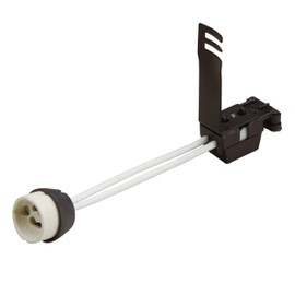 One Light Recessed Lamp Holder Kit in Unglazed Ceramic