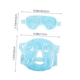 Sosoport Gel Eye Mask Moisturizing Face Mask for Skincare Cooling Heat Therapy for