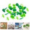 30 Piezas Chinchetas Decorativas Forma de Verde Resina y Multifuncionales