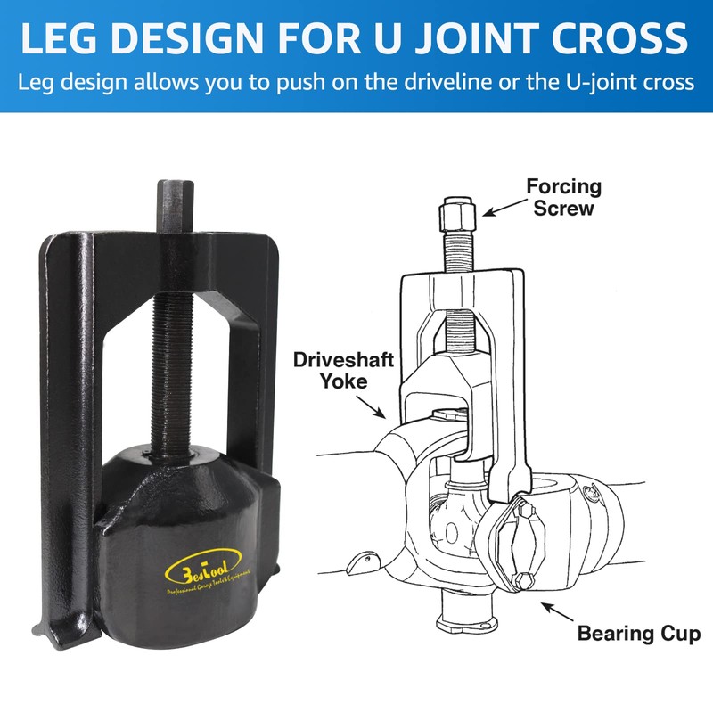 BESTOOL U Joint Puller for Intermediate Trucks, Heavy Duty U