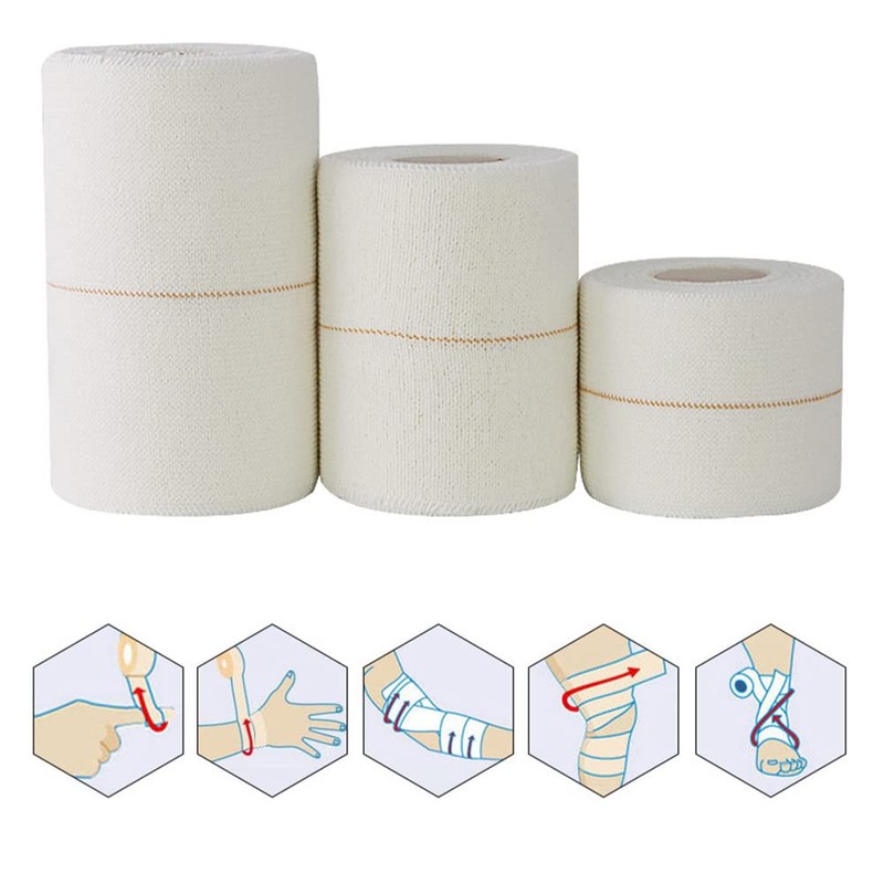 Elastic Tape 1" x 4.5 Rugby Lifting Strapping Tape for