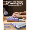 Wireless Keyboard and Mouse Combo - 9 Backlit Effects, Wrist