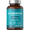 Vitamin B12 Complex 2000ug | 400 Vegan Tablets High Strength
