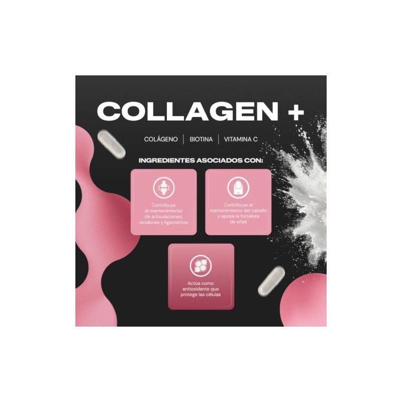 Biotina Pura + Colágeno Hidrolizado Vitamina C VITAL BOTANICS