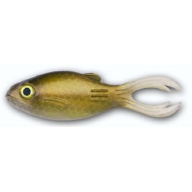 Big Bite Baits 3.5-Inch WarMouth Lures-Pack of 4 (Wild Shiner)