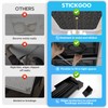 STICKGOO Black Drop Ceiling Tiles 2ft x 2ft, Glue Up