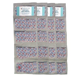 PackFreshUSA: 300cc Oxygen Absorber Compartment Packs - Food Grade - Food Preservation - Long-Term Food Storage Guide Included (100 Count (20 Packs of 5))