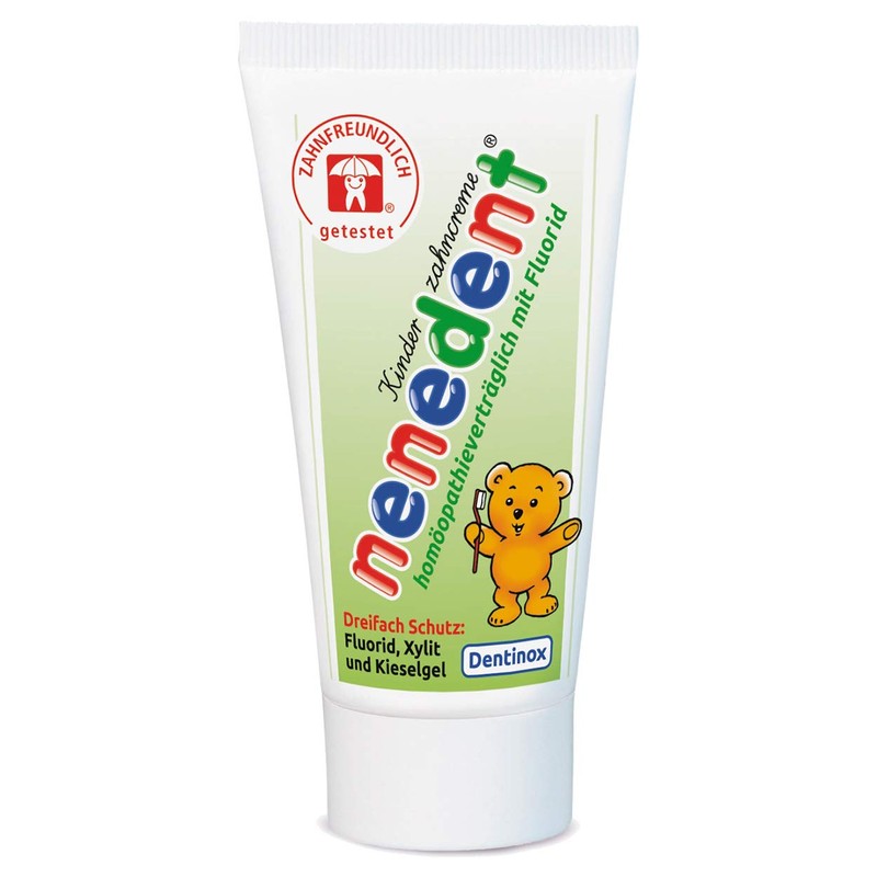 nenedent Children's Toothpaste Tasting Set (3 x 50 ml) with