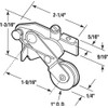 Prime-Line B 641 Sliding Screen Door Spring-Loaded Roller Assembly, 1