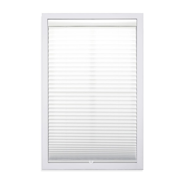 DEZ Furnishings QDWT340720 Cordless Light Filtering Pleated Shade, 34W x
