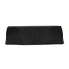 JSP Manufacturing 3" Triangle Plastic Furniture Black Corner Legs -