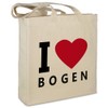 Stofftasche mit Stadt/Ort "Bogen " - Motiv I Love -