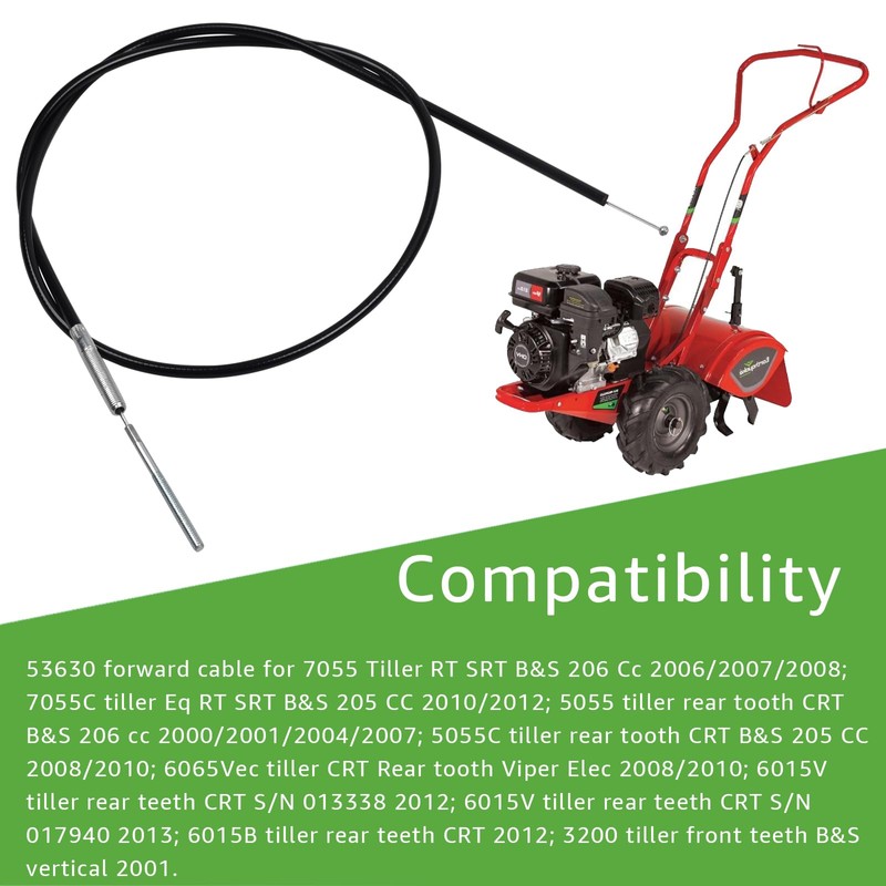 LCMLA 53630 Tiller Cable Suitable for Earthquake Rear Tine Tillers
