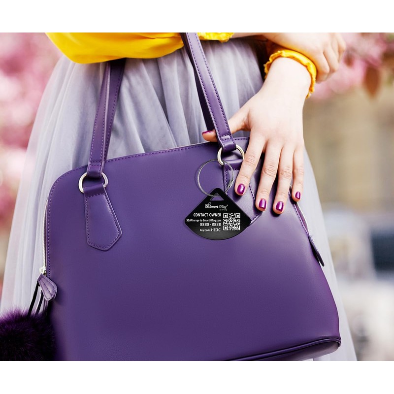 Dynotag® Express Series Solid Metal Web Enabled Smart Bag Tag