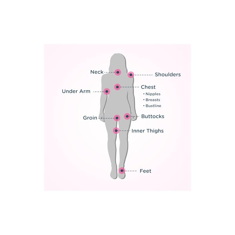Cuerpo Glide para ella 42.5 gram anti Chafe Bálsamo, Rosado,