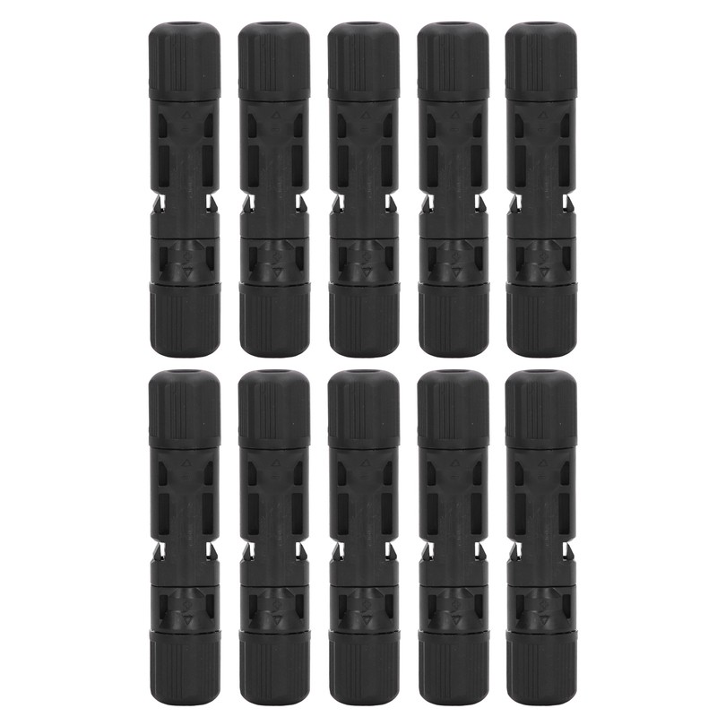 10 Sets Solar Panel Connector IP67 Waterproof Photovoltaic Cable Male