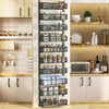 DAOTENGQL 10-tier Over The Door Pantry Organizer with Mesh Baskets,