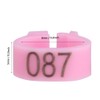 6 Colours 100 Pieces/Bag 8 mm 001-100 Numbered Plastic Bird