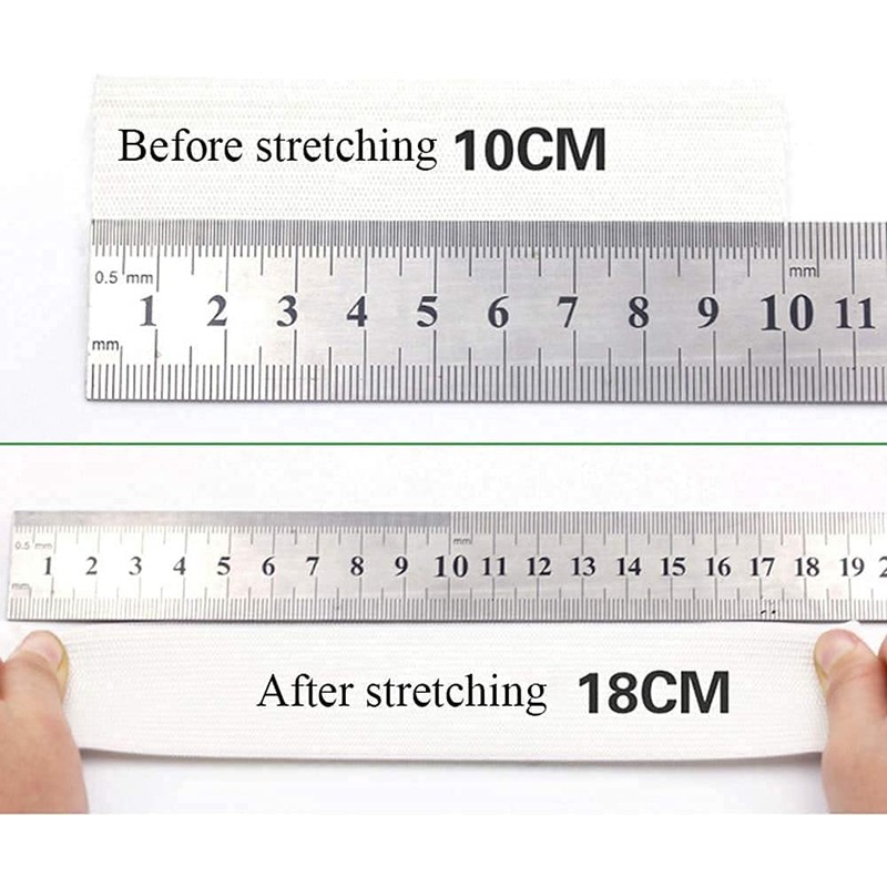 10M Sewing Elastic Ribbon, 10 Meters x 60 mm Wide,