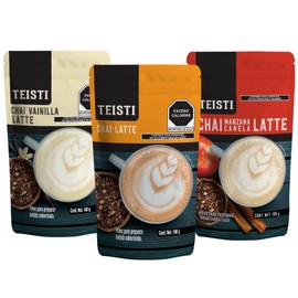 Teisti Chai Pack - Chai Latte| Chai Vainilla Latte| Chai Manzana Canela Latte