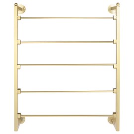 FFanhia 5 Tier Scarf Rack Wall Mounted Retail Display Ribbon Organizer Holder Tie Rack Towel Racks Pants Belt Racks for Home Clothing Retail Store