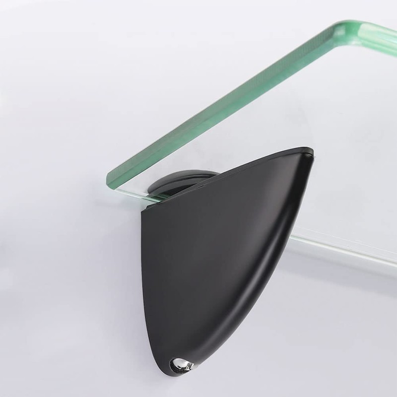Glass Shelf Brackets Adjustable ,2PCS Glass Shelf Mounting Brackets Glass