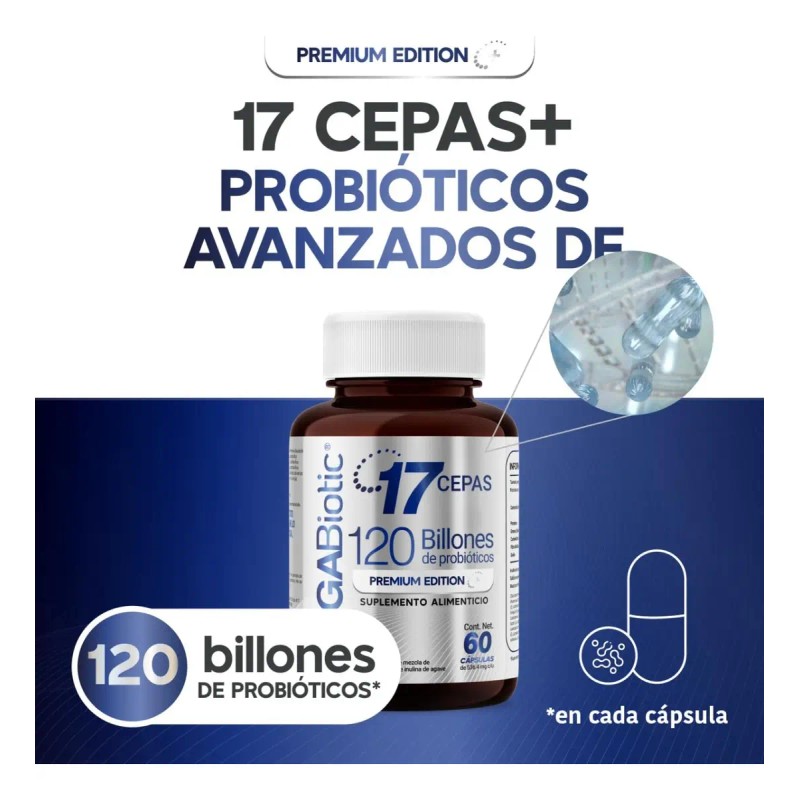Probioticos Cepas 120 Billones Megabiotic Cápsulas Días Sabor Suplemento Alimenticio