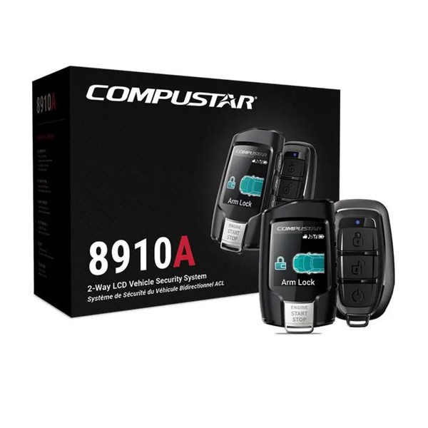 Compustar CS8910-A 2-Way LCD FM Vehicle Security and Remote-Start System