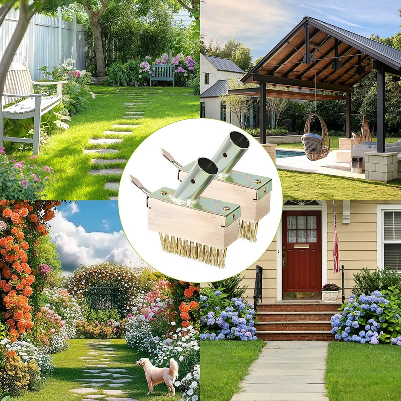 Pack of 2 Joint Scrapers, Weed Joint Brush with Handle,