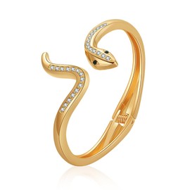 Chunky Gold Cuff Bacelets for Women 14K Gold Plated Thick Gold Bangles Non Tarnish Gold Bangle Bracelets Wide Bracelets for Women