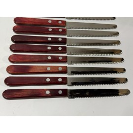 tramontina 12 Pack Tramontina Kitchen Knives High Carbon Stainless Blade Wood Handle Steak