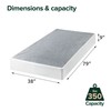 Zinus 9 Inch Twin XL Metal Smart Box Spring, Mattress