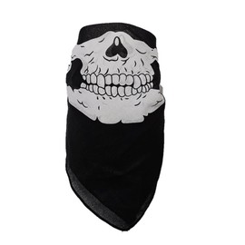itisyours Skeleton Half Skull Face Bandana Mask Scarf Motocycling Biking Paintball Sport