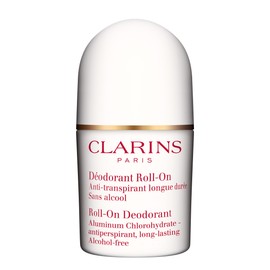 Clarins Roll-On Antiperspirant Deodorant | Alcohol Free | No White Residue | Long Lasting, Non-Sticky Formula| All Skin Types, Including Sensitive Skin | 1.7 Ounces