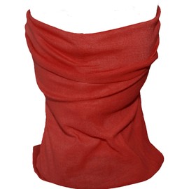 All U Need Multifunctional Winter Scarf Face and Mouth Mask Protection Motorcycle Bandana for Biking - red