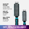 Conair Styling Essentials Brush Set, Full-Size and Mid-Size Vent, Value