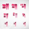 Marsrut 48 PCS Acrylic Gauge Kit Tapers Heart Tunnels Plug