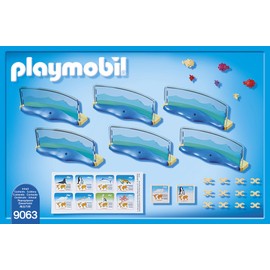 PlayMOBIL 9063 Family Fun Aquarium Enclosure, Fun Imaginative Role-Play, PlaySets Suitable for Children Ages 4+
