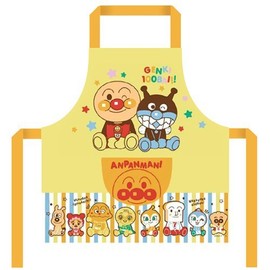 Bandai Apron 02920-28 Anpanman Energetic 100x Yellow Children's 100cm