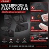 FZJDSD 4Pcs Black Microfiber Leather Inner Door Panel Cover Pads