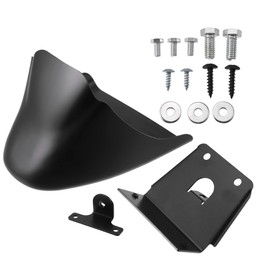 X AUTOHAUX 1 Set Lower Front Spoiler Chin Fairing for Harley Davidson Sportster Iron 883 2004-2022 Matte Black